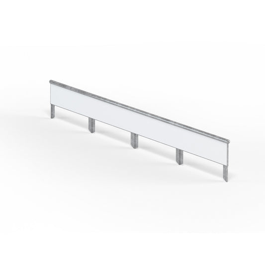 One Piece Flat Rail 6m