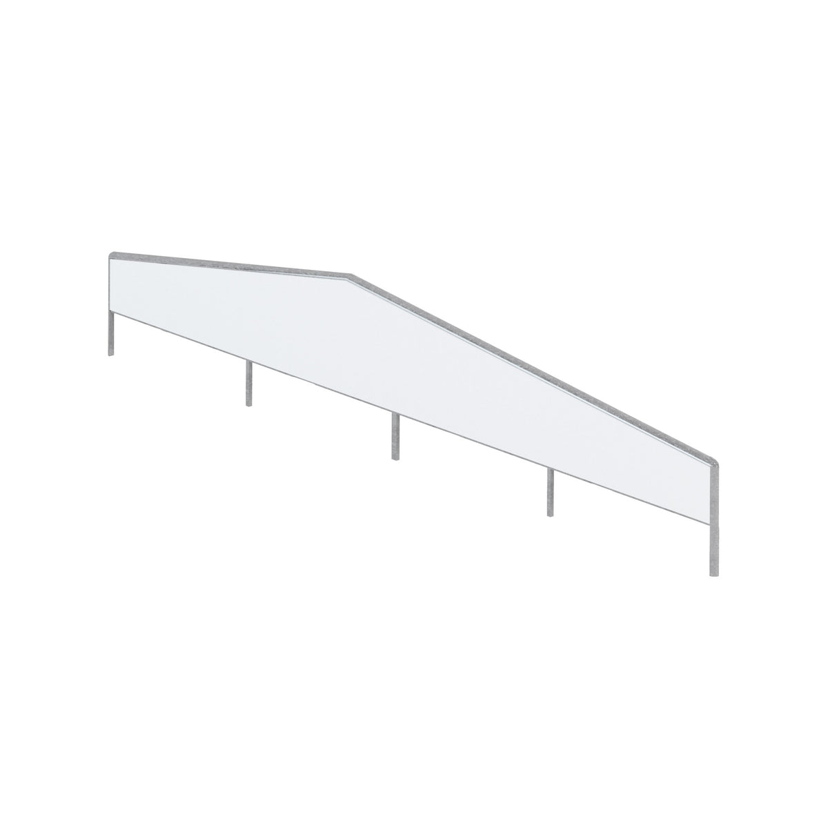One Piece Up&Down Rail 6m