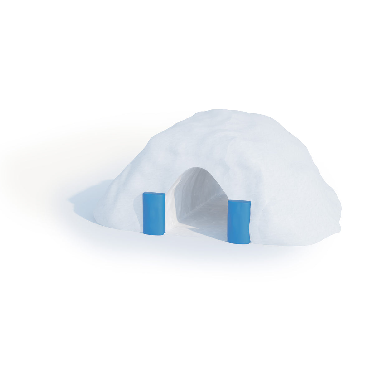 Schneetunnel Prallschutz